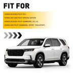 Set of 4 Front Bumper Trims for Honda Pilot (2019–2022) Black