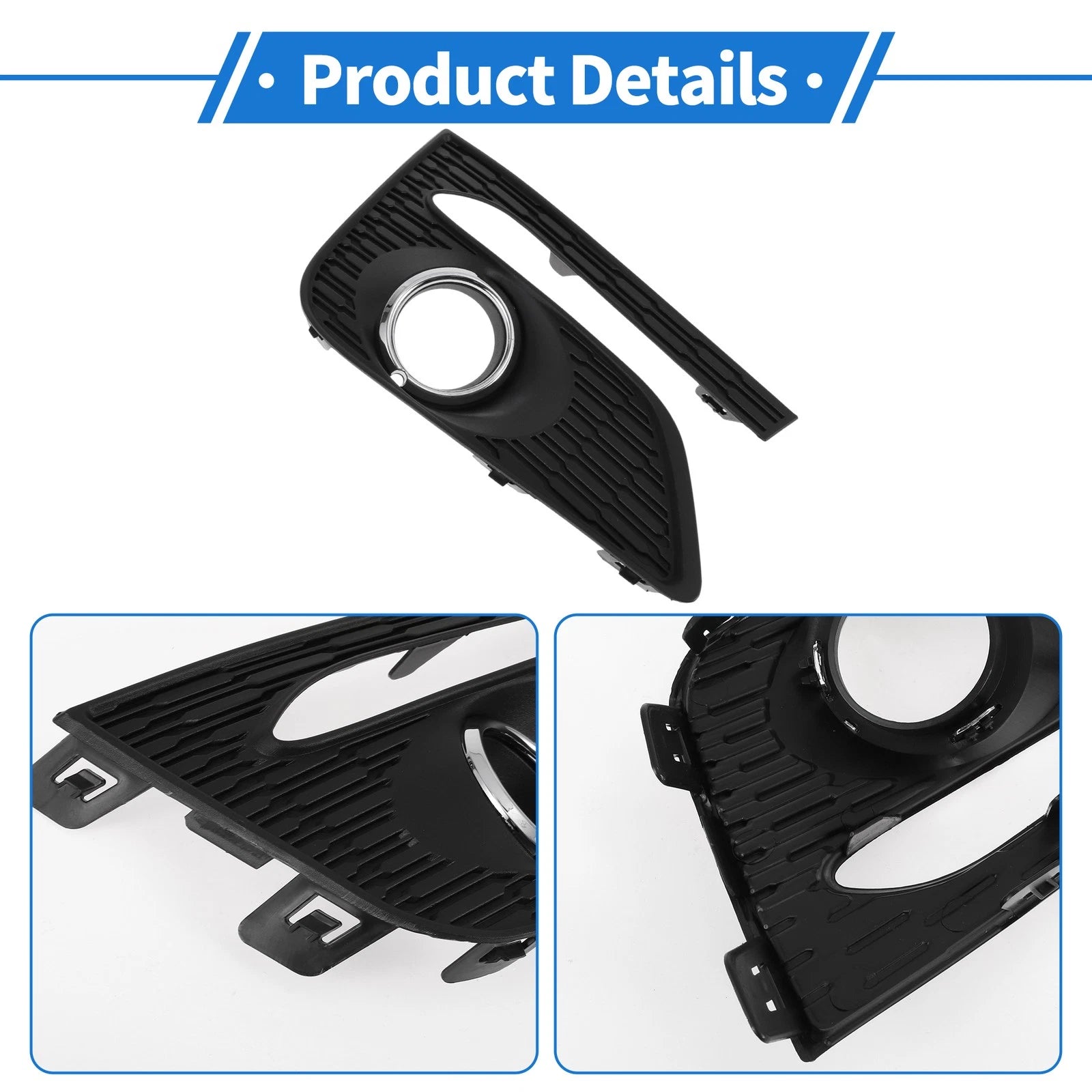 1 Pc Fog Light Grill for Chevrolet Cruze (2017–2018) No. 84095942