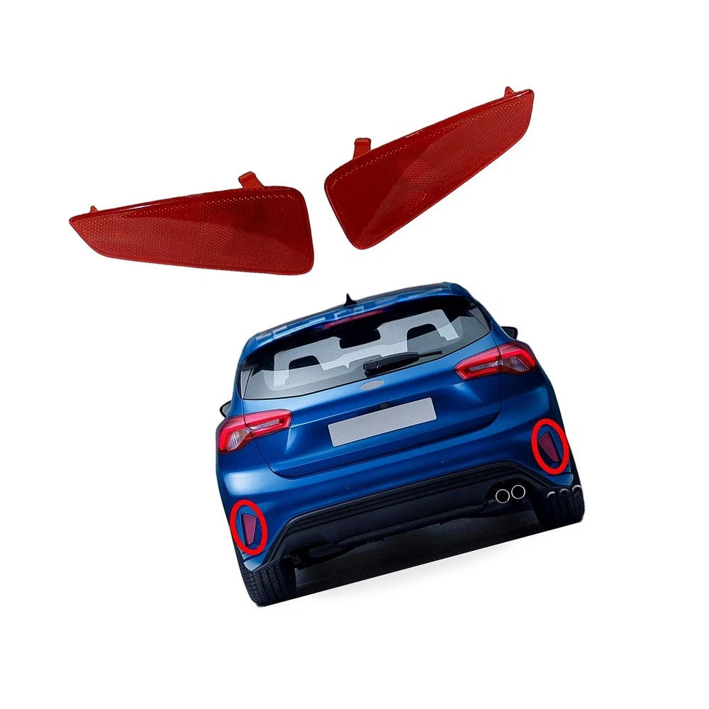 Rear Bumper Light Reflector for Ford Focus (2019–2020) JX7B-13B414-DA