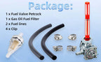 Fuel Vacuum Petcock & Filter for Honda VTX1300C 1300R 1300S 1300T (2003–2009) 16950-MEM-674
