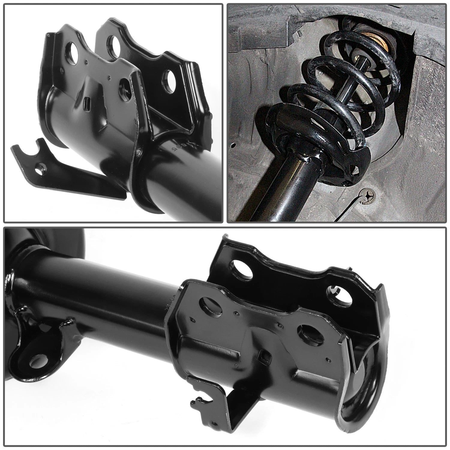 Front Struts with Coil Spring for Honda CR-V (2007–2011) - Powder-Coated Mild Steel