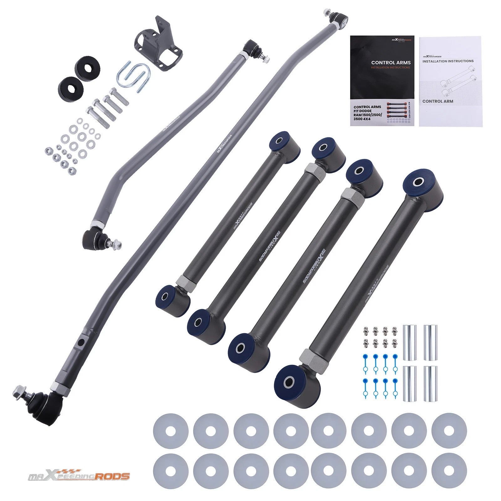 Drag Link & Tie Rod Steering Control Arms for Ram 2500 3500 (1994–1999)