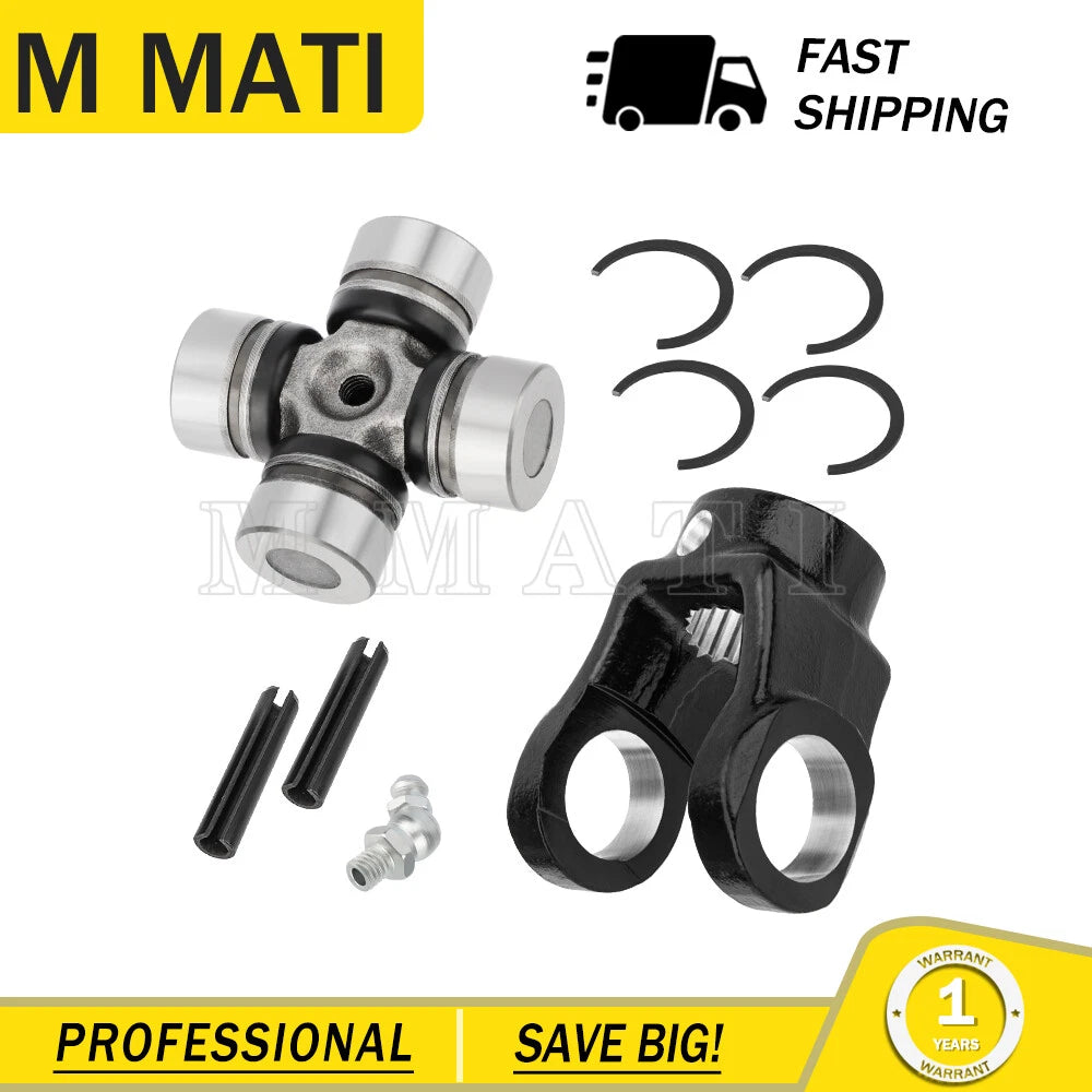 Front Prop Shaft Yoke & U-Joint for Polaris RZR Ranger Sportsman (2008–2023)