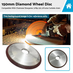 145mm Diamond Wheel Disc for Chainsaw Sharpener (3/8lp, 325, 3/8, 404)