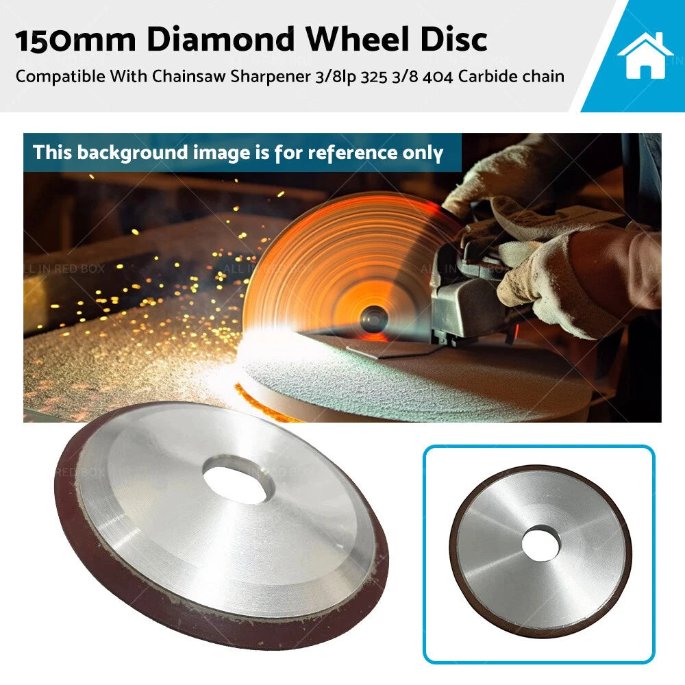 145mm Diamond Wheel Disc for Chainsaw Sharpener (3/8lp, 325, 3/8, 404)