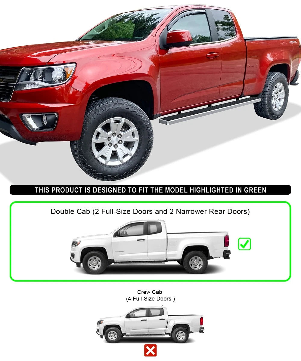 5in Wheel to Wheel Boards for Colorado Canyon (2015–2022)
