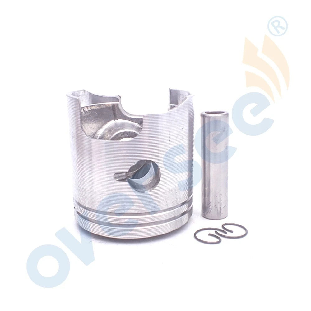 2Pcs Piston Std 12110-93130 for Suzuki Outboard Motor DT9.9 DT15 (N/A)