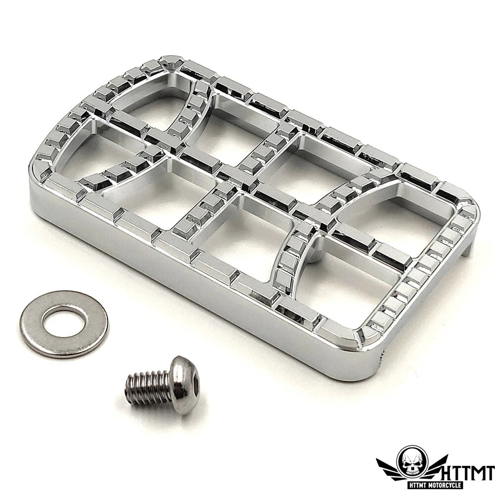 Chrome Brake Pedal Pad for Harley Dyna Softail Touring (2000–2023)