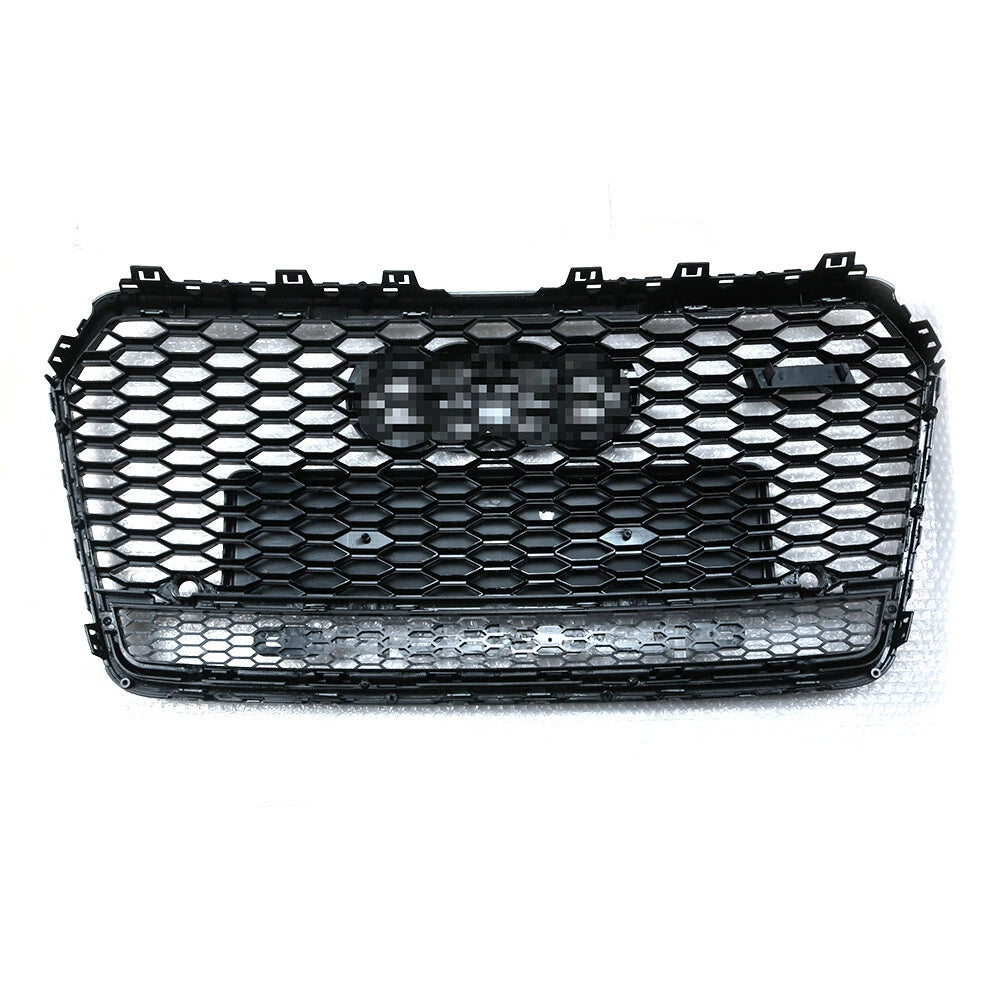 Front Honeycomb Mesh Grill for Audi A7 S7 RS7 (2016–2018) W/ Quattro