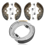 Front & Rear Brake Shoes with Springs for Honda Fourtrax 300 TRX300 (1988–2000)