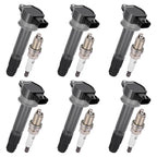 6pc Ignition Coil for Mitsubishi Endeavor 3.8L (2010–2011), Galant 3.8L (2009) UF643