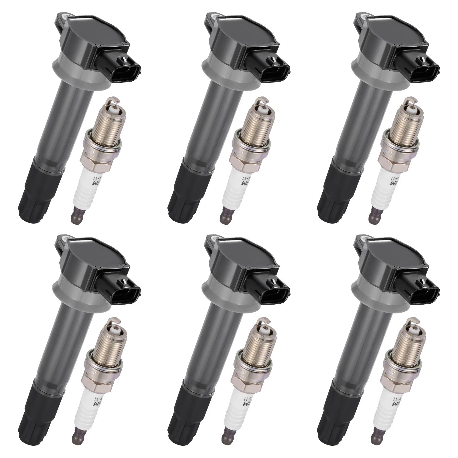 6pc Ignition Coil for Mitsubishi Endeavor 3.8L (2010–2011), Galant 3.8L (2009) UF643