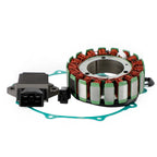 Magneto Stator, Voltage Rectifier, Gasket for Honda XL 1000 XL1000V (1999–2002)