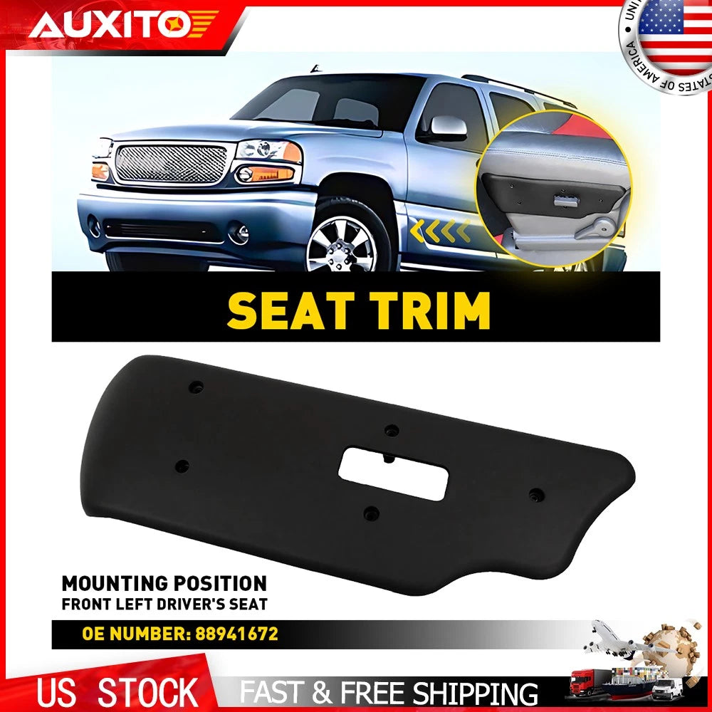 LH Seat Switch Bezel for GMC Yukon XL 1500 2500 Chevrolet Suburban (2003–2007)