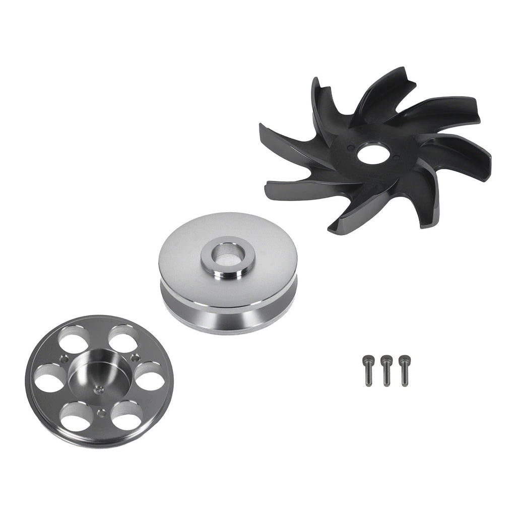 Single Groove Billet Pulley & Fan for GM Cadillac 472-500-502 (1963–1970)