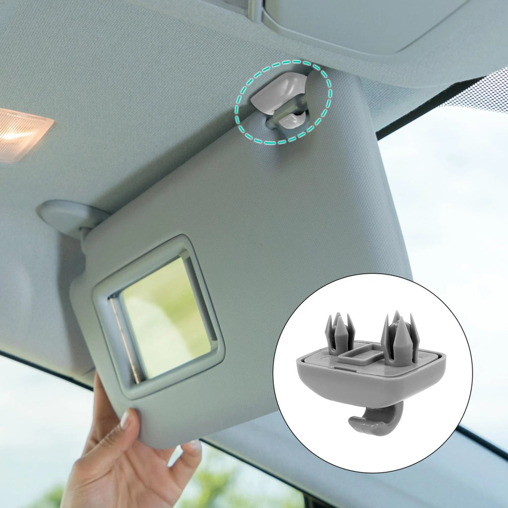 2X Sun Visor Hook Clip Retainer 8U0857562 for Audi A1 A3 A4 A5 Q3 Q5 (2010–2020)