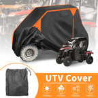 Waterproof UTV Cover for Honda Pioneer 520 (2016–2023) Black 210D PU