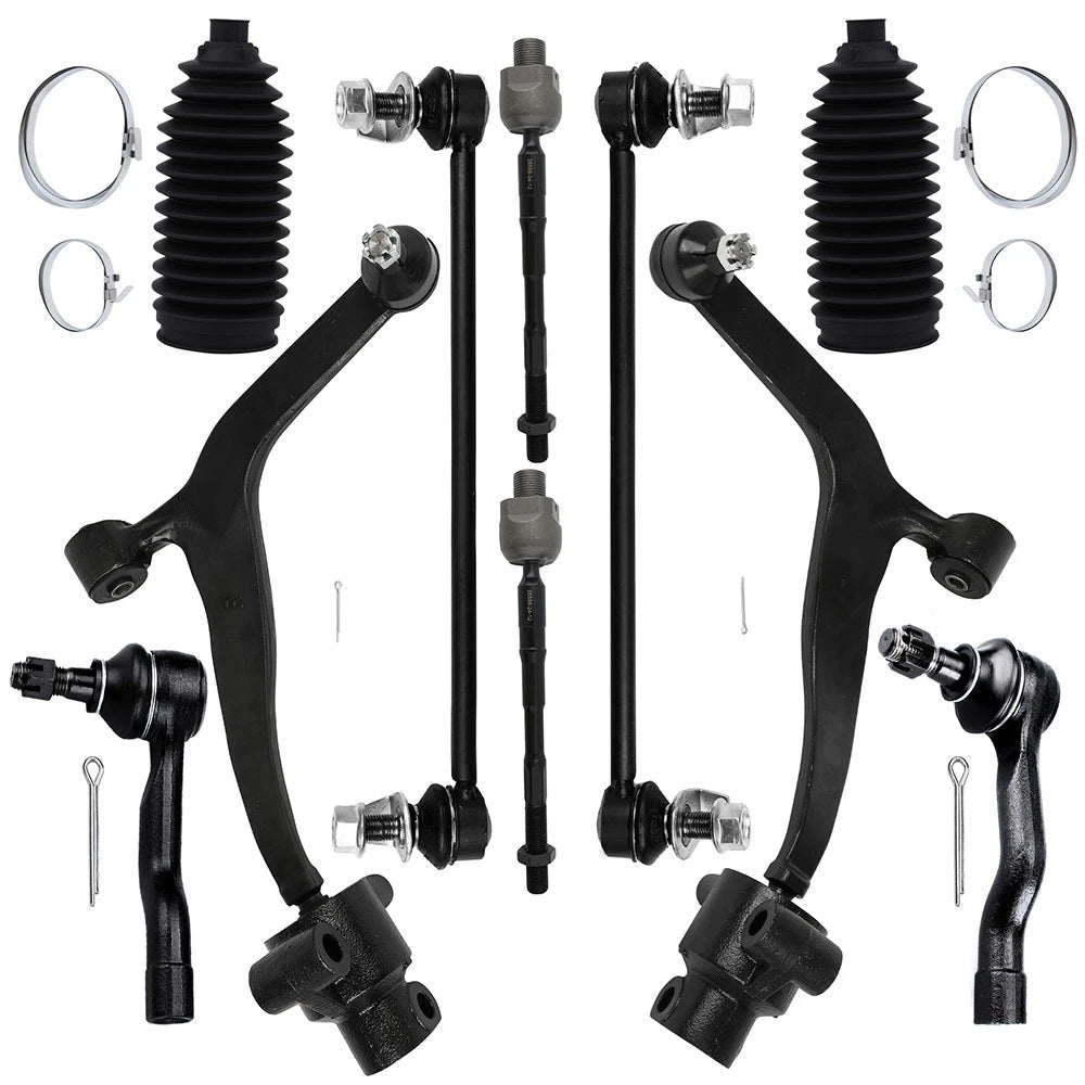 10x Front Control Arm and Ball Joint Sway Bar for Infiniti FX35 (2003–2008)