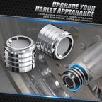 2X Front Axle Cap Nut Cover for Harley Roadster XL1200CX (2016–2022)