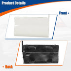 Rear Car Bumper Tow Hook Cover for Mercedes-Benz C-Class (2015–2021) No.A2048850226 White