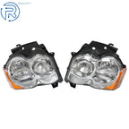 Set of 2 Halogen Headlights for Jeep Grand Cherokee (2008–2010)