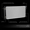 Aluminum Cooling Radiator for Ford Expedition F150 Mark LT (2004–2008) DPI 2818