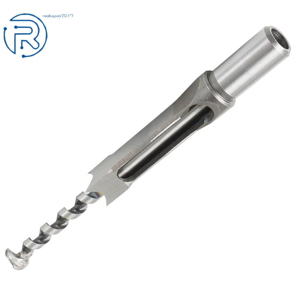 6-Piece Mortise Chisel Drill Bit Set 6.4mm 8mm 9.5mm 12.7mm 14mm 16mm