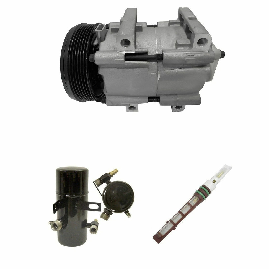 AC Compressor Kit Replacement for Ford Bronco 4.9L 5.0L 5.8L (1996–1996)