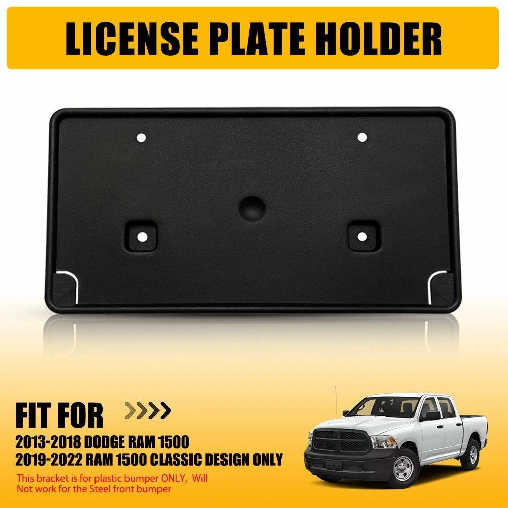 License Plate Mounting Bracket for Dodge Ram 1500 (2013–2018)