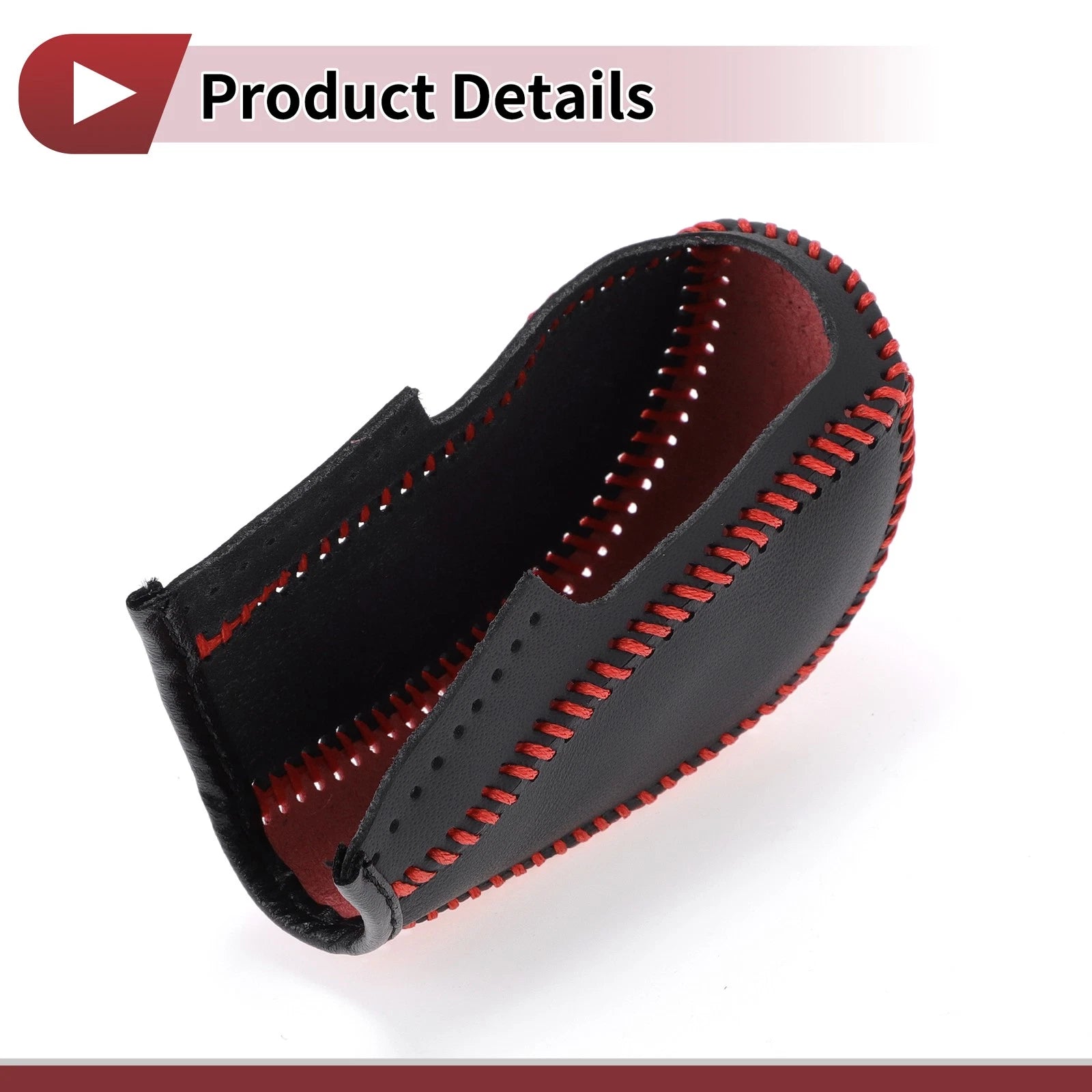 Gear Shift Knob Cover for Subaru Forester (2014–2017) Red Carbon Fiber