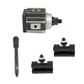 Set of 2 Piston Type Quick Change Tool Post Holders for Lathe 6-12 Inch