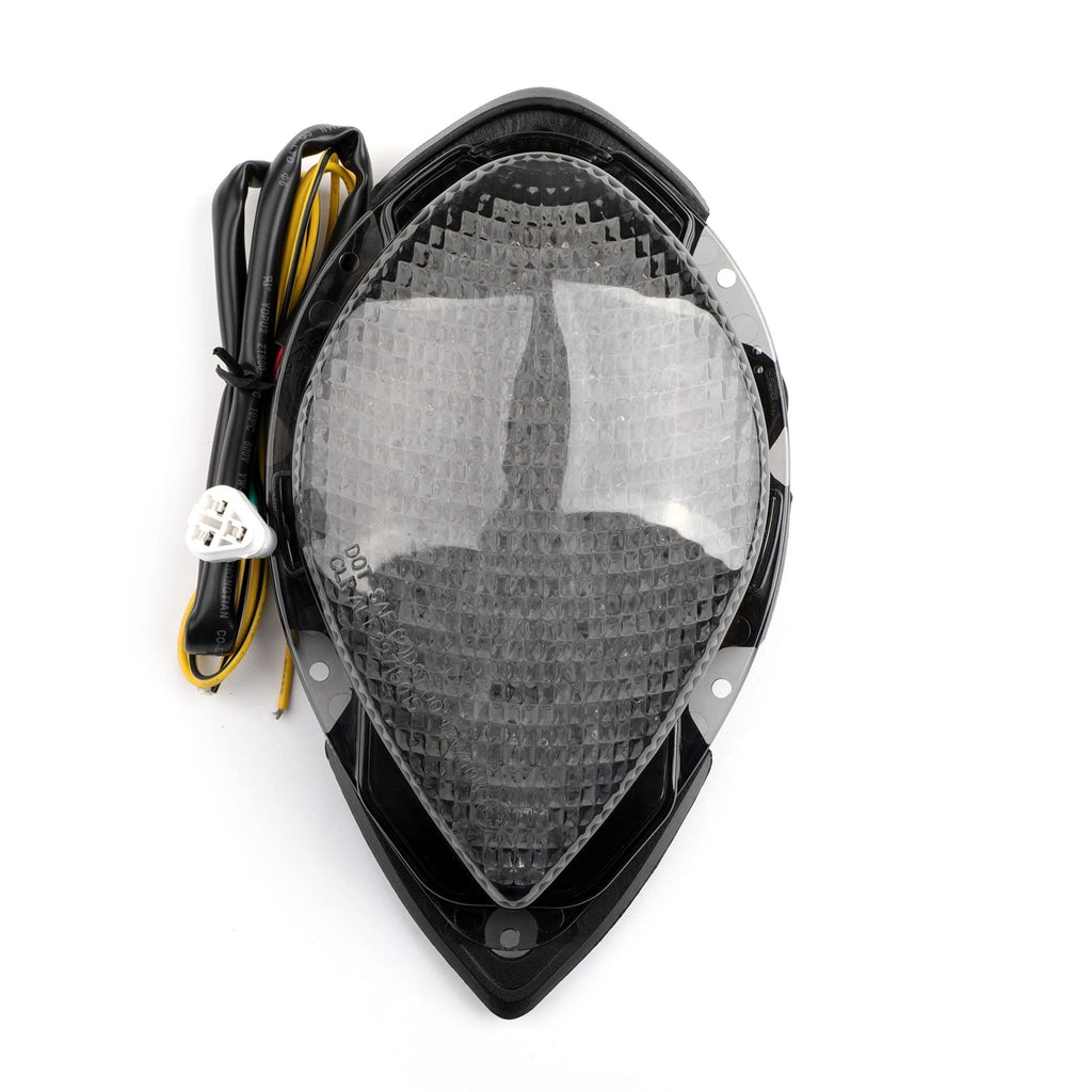 Smoke LED Taillight with Integrated Turn Signals for Yamaha Roadstar (2004–2015)