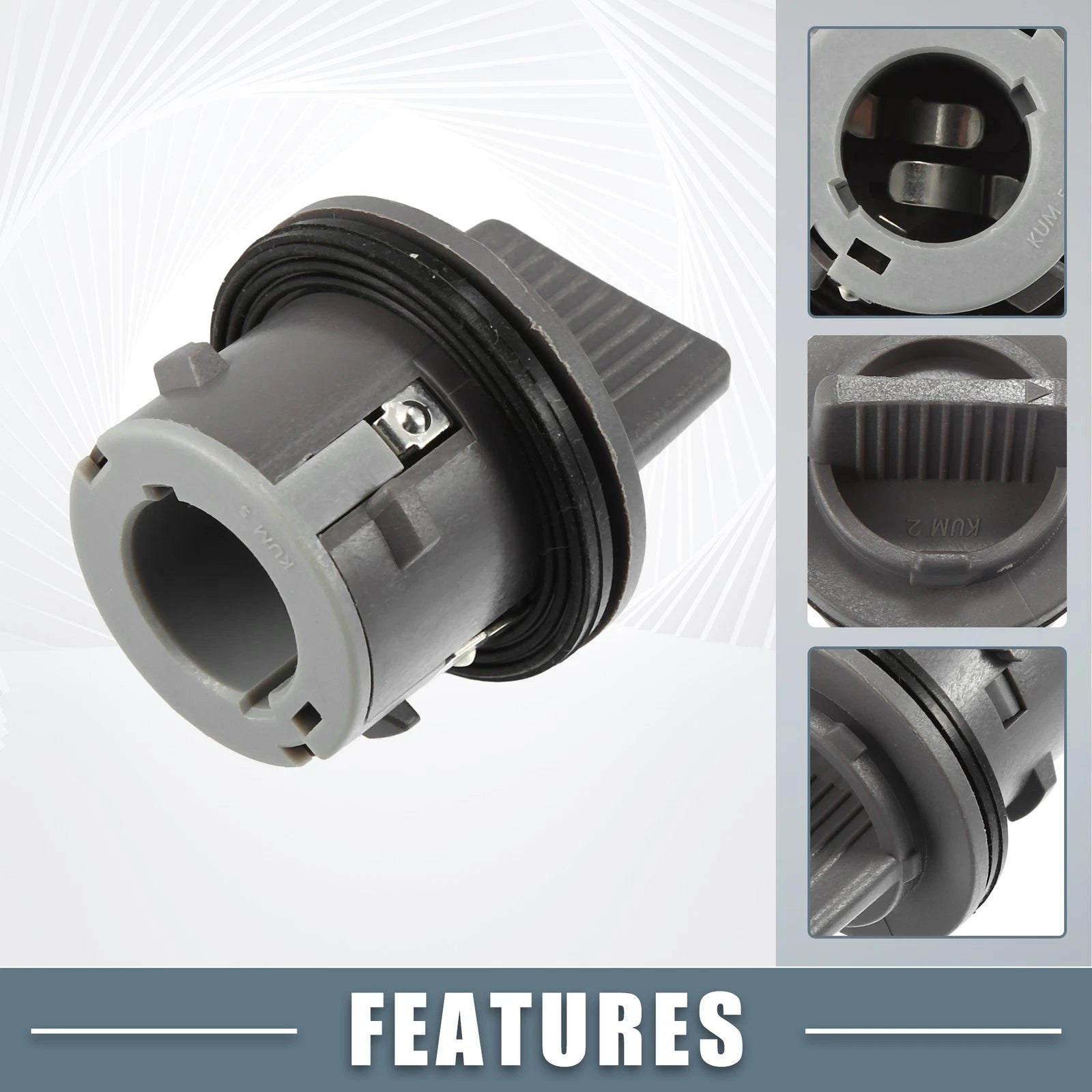 Turn Signal Light Bulb Socket Holder 92166F1000 for Kia Sorento (2021–2022)