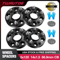 1" 5x120 Hubcentric Wheel Spacers for Chevrolet Corvette Cadillac CTS (2005–2011)