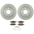 Bosch QuietCast Rear Rotors & Ceramic Brake Pad Kit for Mazda 3 (2009)