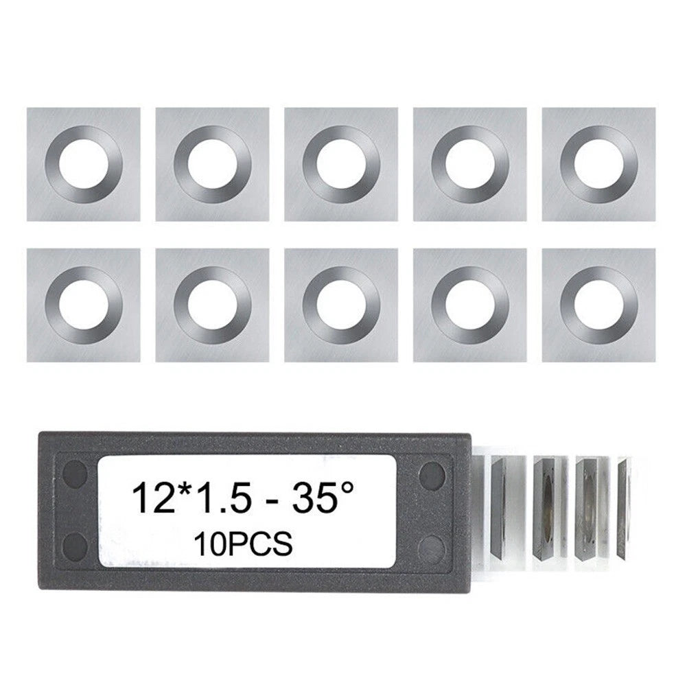 Carbide Insert Cutters 12x12mm Set of 4 for Woodworking Applications