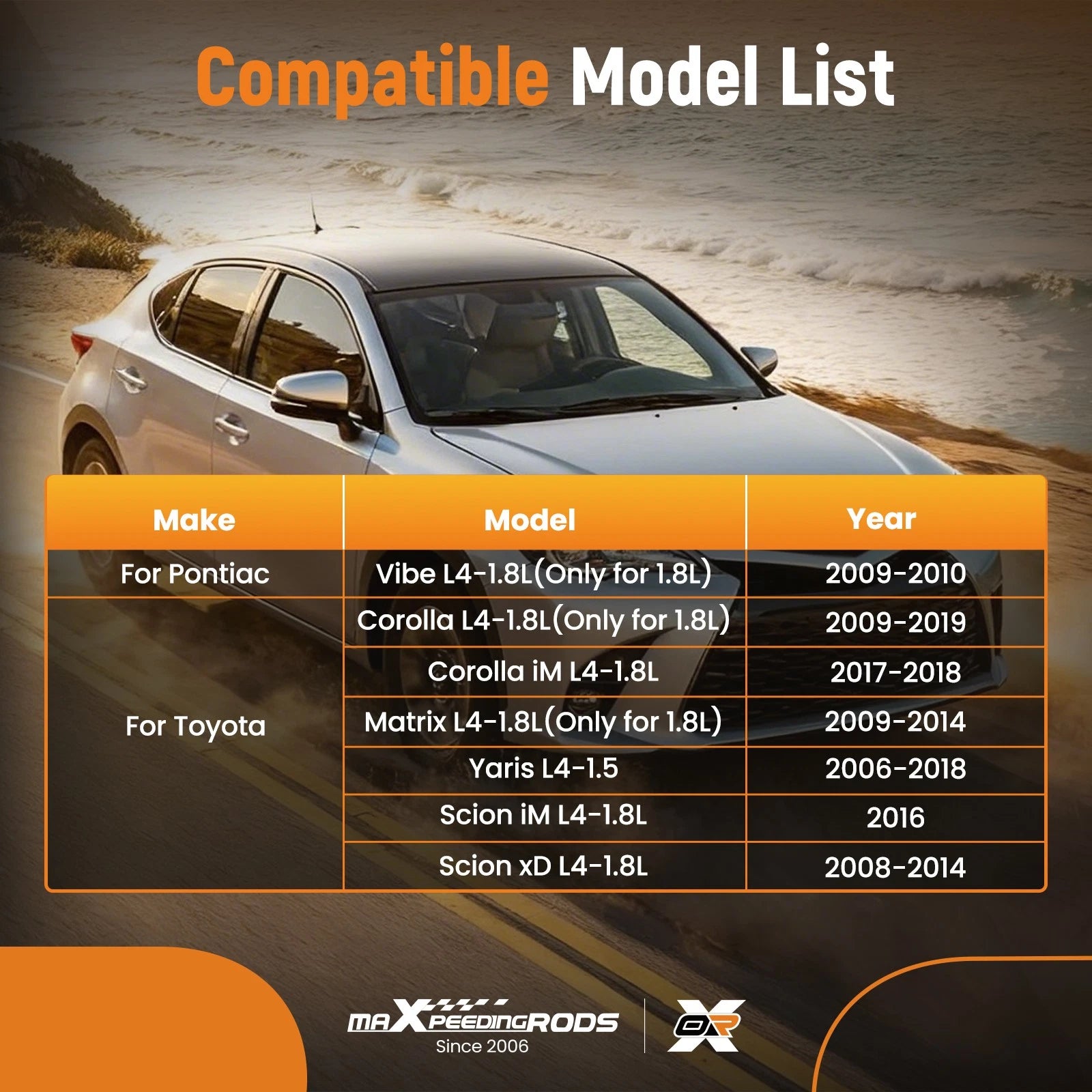 Air Filter Kit for Toyota Corolla iM (2017–2018)