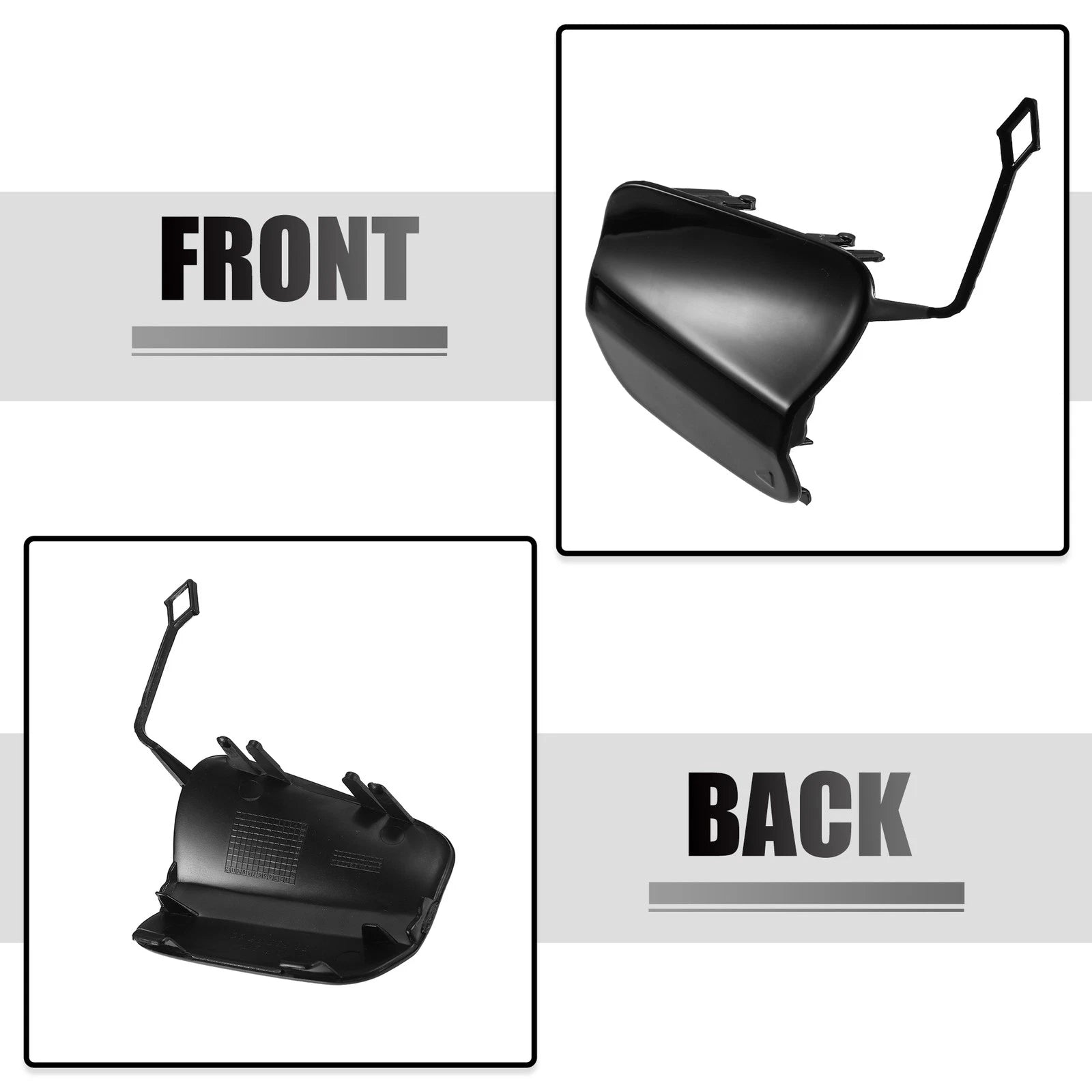 Tow Hook Cover for Mercedes-Benz GLA 250 4Matic (2015–2020) Black