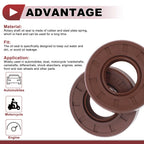 2X Oil Seal Rotary Shaft Seal FKM Rubber 22x47x10mm for Various Models