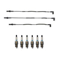 Denso 7mm Wire Set & 6 Iridium TT Spark Plugs for Dodge Jeep Ram 3.7 V6 (2002–2010)