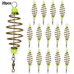 Fishing Bait Cage Holder for Terminal Tackle (Brass Olive)