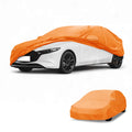 Waterproof Car Cover for Mazda 3 (210D-PU, All Weather, Orange)