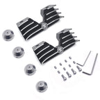 Finned Headbolt Bridge Spark Plug Cover for Harley Sportster XL 1200 883 (2004–2023)
