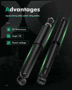 Set of 4 Front Rear Shocks Struts for Toyota Pickup 1986–1995, 4Runner 1984–1989