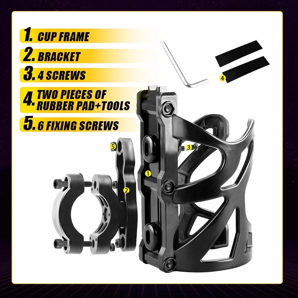Universal Motorcycle Cup Holder for ATV Bike EV