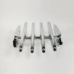 2X Stealth Detachables Two-Up Luggage Rack Chrome for Harley-Davidson (2009–2023) 53472-09A