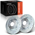 Front Side Drilled Brake Rotors for Mitsubishi Outlander Lancer Eclipse 