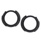 2X LED Headlight Bezel Mounting Ring Bracket for Jeep Wrangler JK (2007–2017)