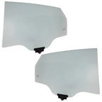 Set of 2 Rear Door Glasses for Kia Optima