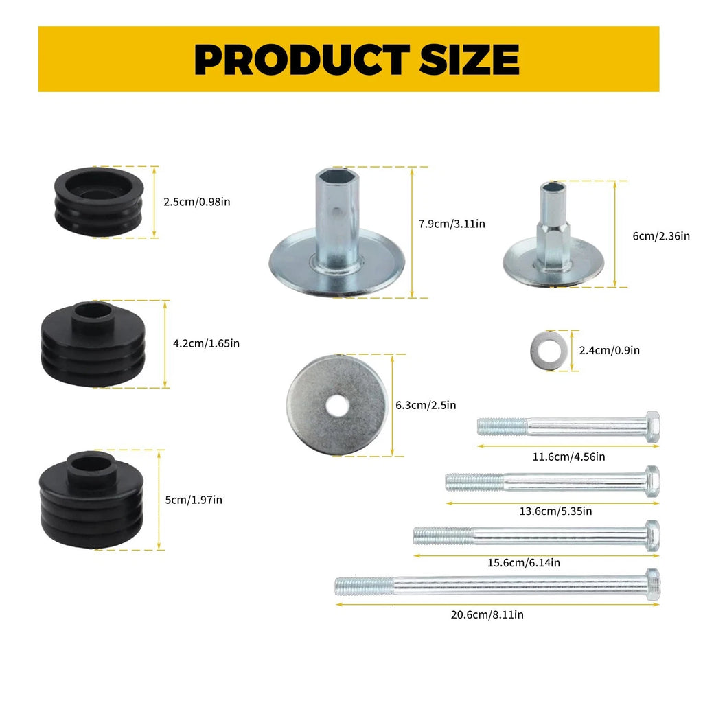 Body Cab Mount Bushings Kit for Ford F250 F350 Super Duty (1999–2007) KF04058BK